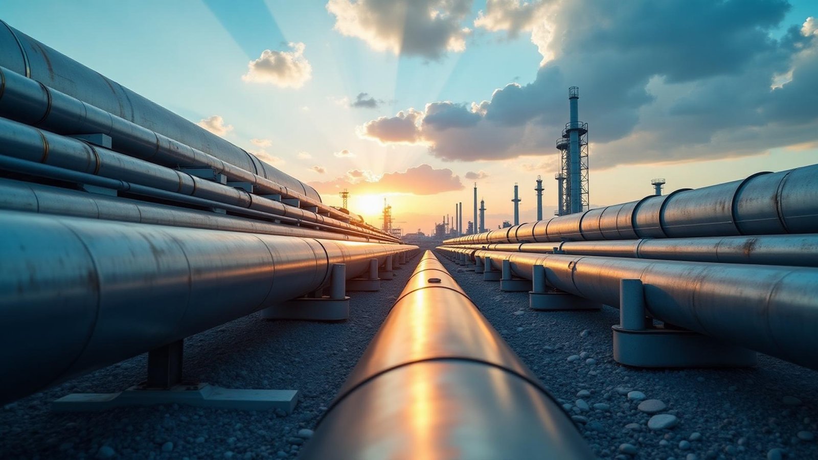 Shivam Engineering Pipeline Construction Site